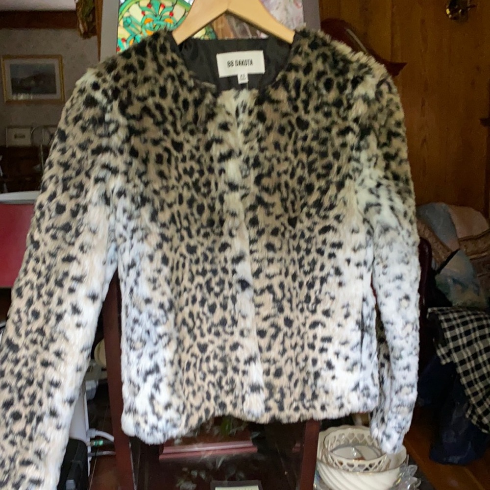 Faux fur jacket